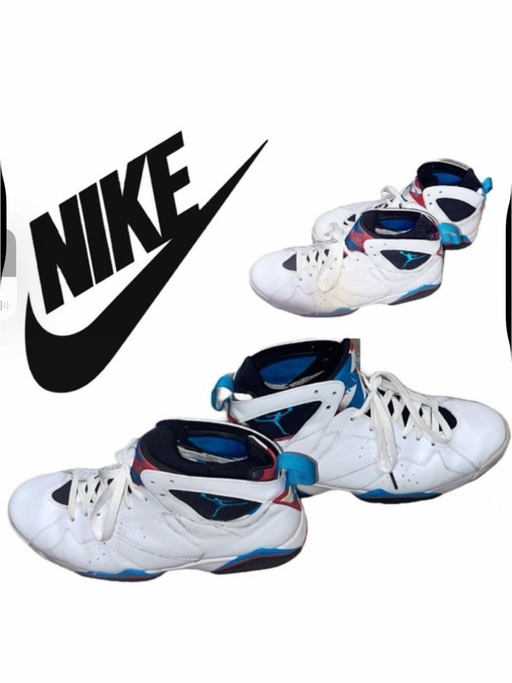 Nike Air Jordan 7 Retro Orion 2010 -‎ 304775-105: Size 12